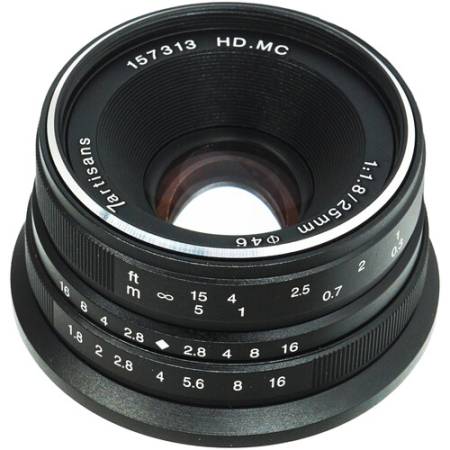 7Artisans 25mm F1.8 APS-C - obiektyw stałoogniskowy